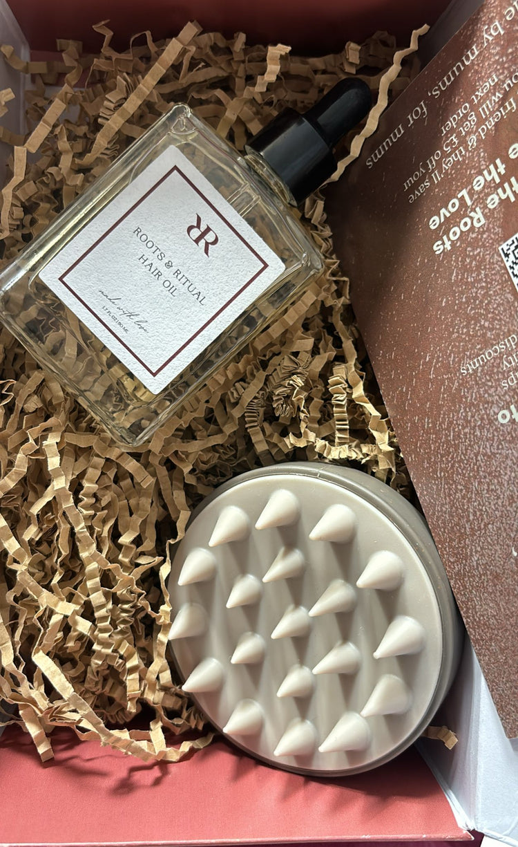 hair oil and scalp massager